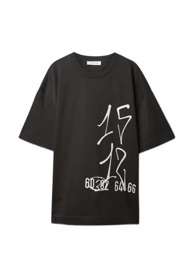 Applied Art Forms Lm1-4 Graphic-print T-shirt In Black