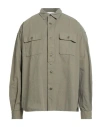 Applied Art Forms Man Shirt Military Green Size M/l Cotton