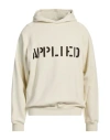 Applied Art Forms Man Sweatshirt Off White Size M Cotton In White