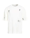 Applied Art Forms Man T-shirt White Size L Cotton