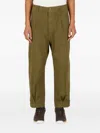 Applied Art Forms Dm1-1 Japanese Cargo Pants In Green