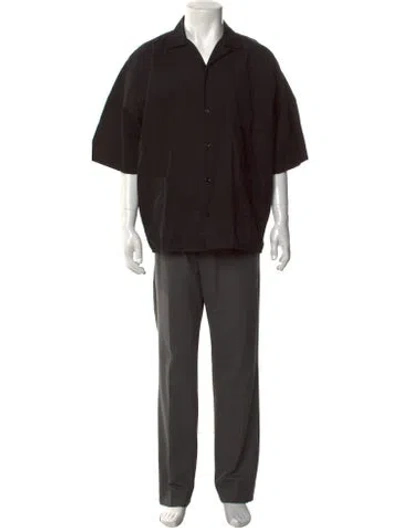 Pre-owned Applied Art Forms Short Sleeve Shirt In Black