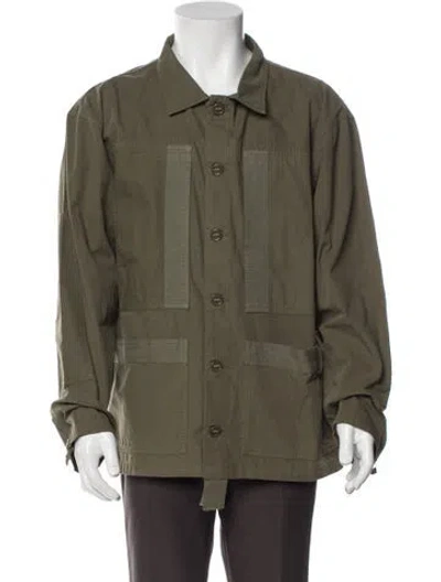 Pre-owned Applied Art Forms Utility Jacket In Green