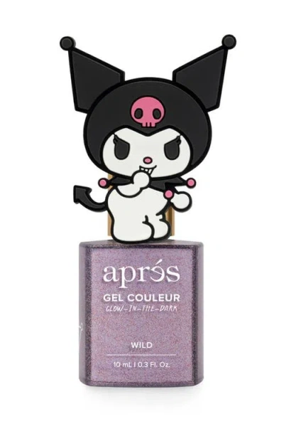 Aprés Nail Kuromi Flash Glitter Gel Couleur In Multi