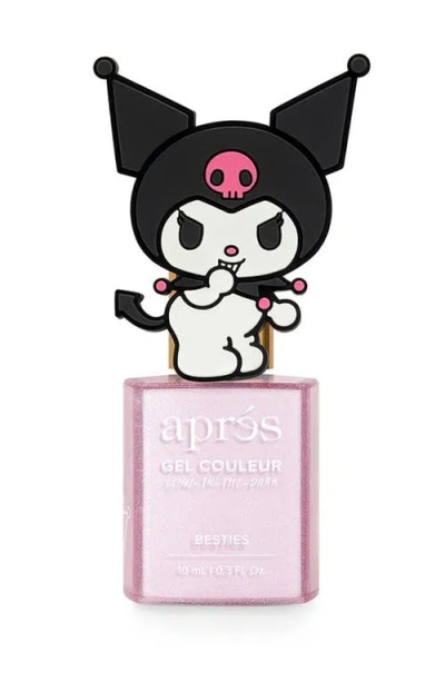 Aprés Nail Kuromi Flash Glitter Gel Couleur In Multi