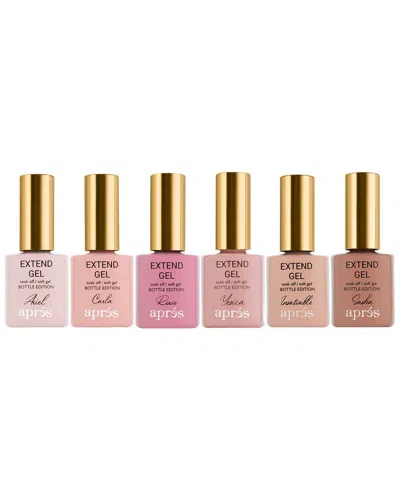 Aprés Nail Unisex 0.5oz Color Extend Gel Bottle Edition Set In Multi