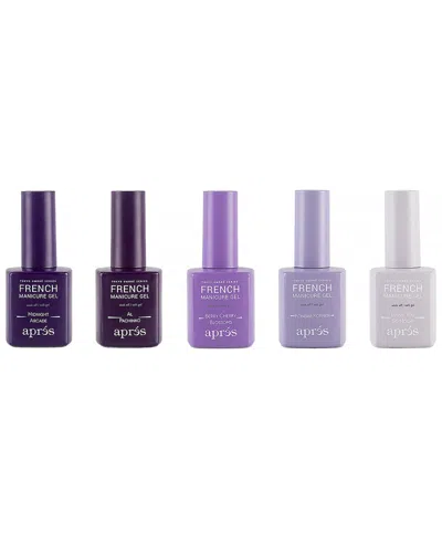 Aprés Nail Unisex 0.5oz French Manicure Gel Tokyo Ombre Set In Multi