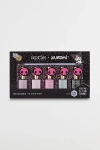Aprés Nail X Sanrio Flash Glitter Gel Couleur Set In Kuromi Naughty And Nice Glow/in/the At Urban Outfitters