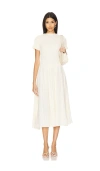 Apres Studio Ruched Marta Dress In 黄油色