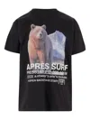 Après Surf Bear-print Cotton T-shirt In Black