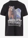 Après Surf Bear-print Cotton T-shirt In Black