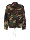Après Surf Apres Surf Cotton Jacket With Logo Print In Green