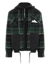 Après Surf Cotton Blend Jacket With Back Print In Green