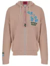 Après Surf Apres Surf Cotton Blend Sweatshirt With Logo In Pink