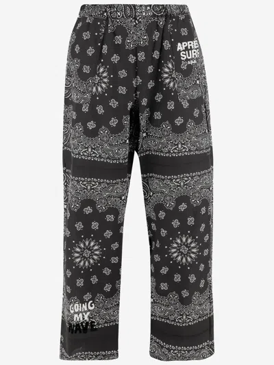 APRÈS SURF COTTON PANTS WITH BANDANA PATTERN