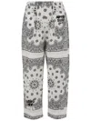Après Surf Apres Surf Cotton Pants With Bandana Pattern In White