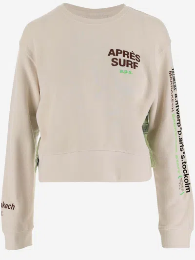 Après Surf Cotton Sweatshirt With Logo In Red