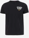 APRÈS SURF APRES SURF COTTON T SHIRT WITH LOGO