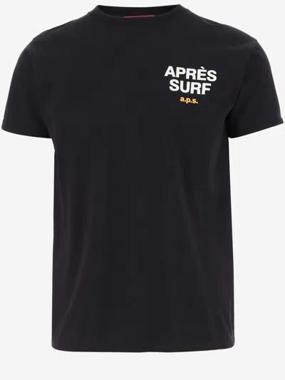 Après Surf Cotton T-shirt With Logo In Black