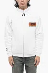 Après Surf Fleeced-cotton Maxi Sweatshirt With Zip Closure In White