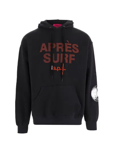 Après Surf Logo-print Graphic-back Hoodie In Multi