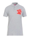 Après Surf Man Polo Shirt Light Grey Size L Cotton, Viscose, Elastane In Grey