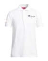 Après Surf Man Polo Shirt White Size Xl Cotton, Elastane In White