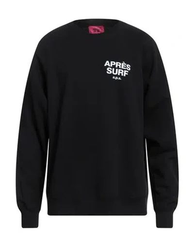 Après Surf Man Sweatshirt Black Size S Cotton