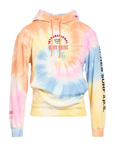 Après Surf Man Sweatshirt Yellow Size S Cotton, Polyester In Multi