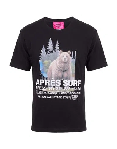 Après Surf Man T-shirt Black Size Xs Cotton