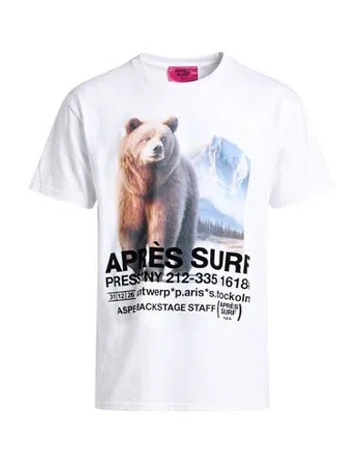 Après Surf Man T-shirt White Size M Cotton