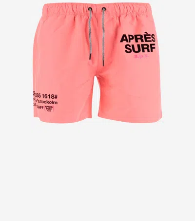 Après Surf Pink Pink Logo Swimwear