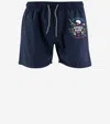 Après Surf Royal Blue Nylon Swimsuit With Logo