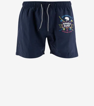Après Surf Royal Blue Nylon Swimsuit With Logo