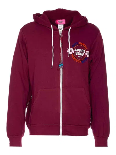 Après Surf Wine Sydney Hoodie In Burgundy