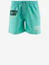 Après Surf Turquoise Nylon Logo Swimsuit In Green