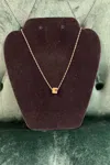 Après Women's Cruiser Ski Gold Plated Necklace In Gold/black In Black