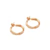 Après Youth Women's Firework Medium Gold Hoops In Gold
