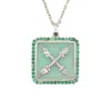 Après Youth Women's Green / Silver Introvert Emerald Necklace