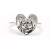 Après Youth Women's Silver A Good Listener Ring Small