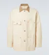 A.presse A. Presse Cotton, Hemp, And Silk Field Jacket In Neutral