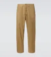 A.presse A. Presse Vintage Cotton Chinos In Brown