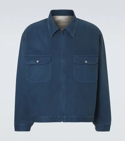 A.presse A. Presse Vintage Cotton Jacket In Blue
