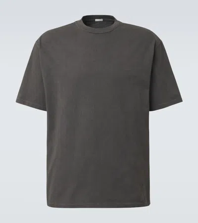 A.presse A. Presse Vintage Cotton Jersey T-shirt In Black