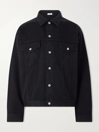 A.presse Cotton And Silk-blend Piqué Jacket In Black