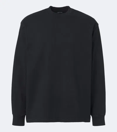 A.presse Cotton Jersey T-shirt In Black