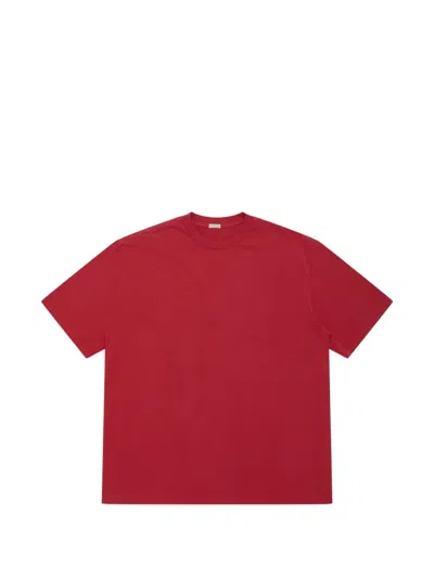 A.presse Crew-neck Short-sleeve T-shirt In Red