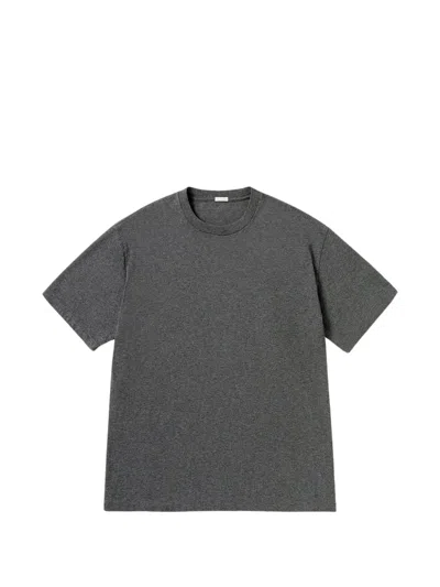 A.presse Cotton And Cashmere-blend T-shirt In Gray