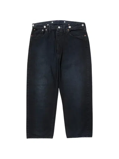 A.presse Faded-effect Straight-leg Jeans In Blue