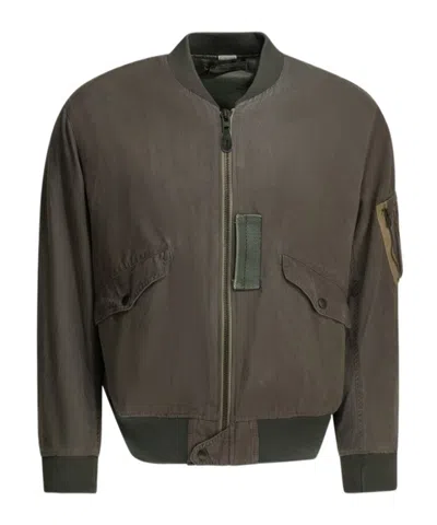 A.presse L-2b Zip-up Bomber Jacket In Purple